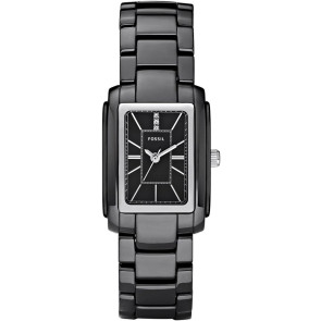 Correa de reloj Fossil CE1025 Cerámica Negro 16mm